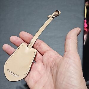 Coach Leather Hang Tag CLEARANCE